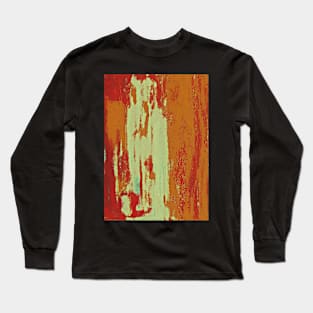 Two Spirits In The Orange Space Long Sleeve T-Shirt